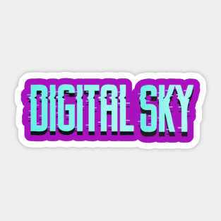 Miscellaneous Items: Digital Sky (Purple) Sticker